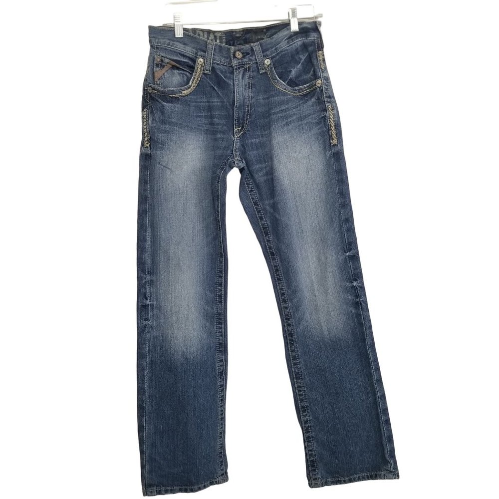 Ariat Denim Mens Medium Wash Blue Jeans Size 29/32
